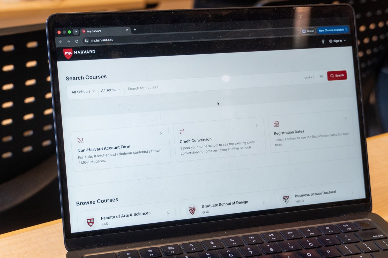 Harvard's newly renovated my.Harvard portal launched Thursday, facing a temporary disruption that caused intermittent slowdowns.