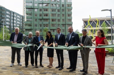 Cover image for Harvard Opens First Phase of Enterprise Research Campus in Allston, Touting Affordable Housing