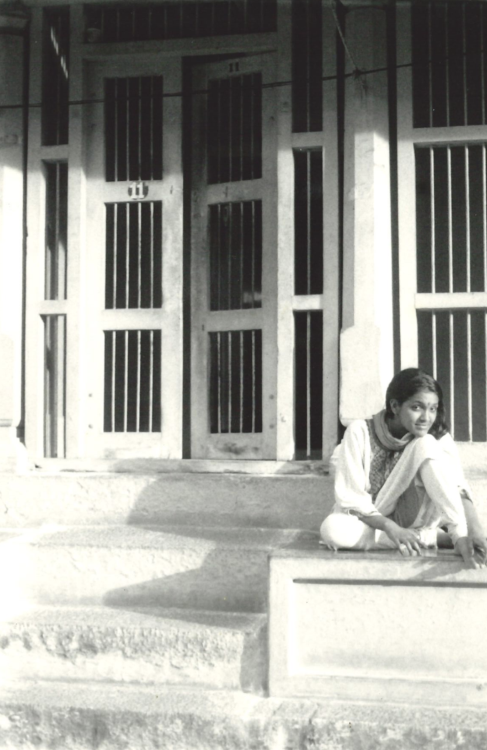 Nithya V. Raman '02-'03 in Kerala, India, in 1999.