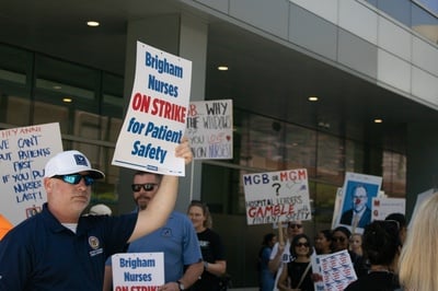 Cover image for Brigham and Women's Nurses Strike