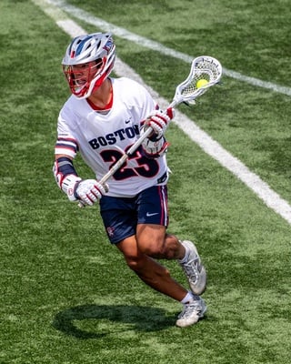 Cover image for Logan Ip '26 Dons the Boston Cannons Jersey 