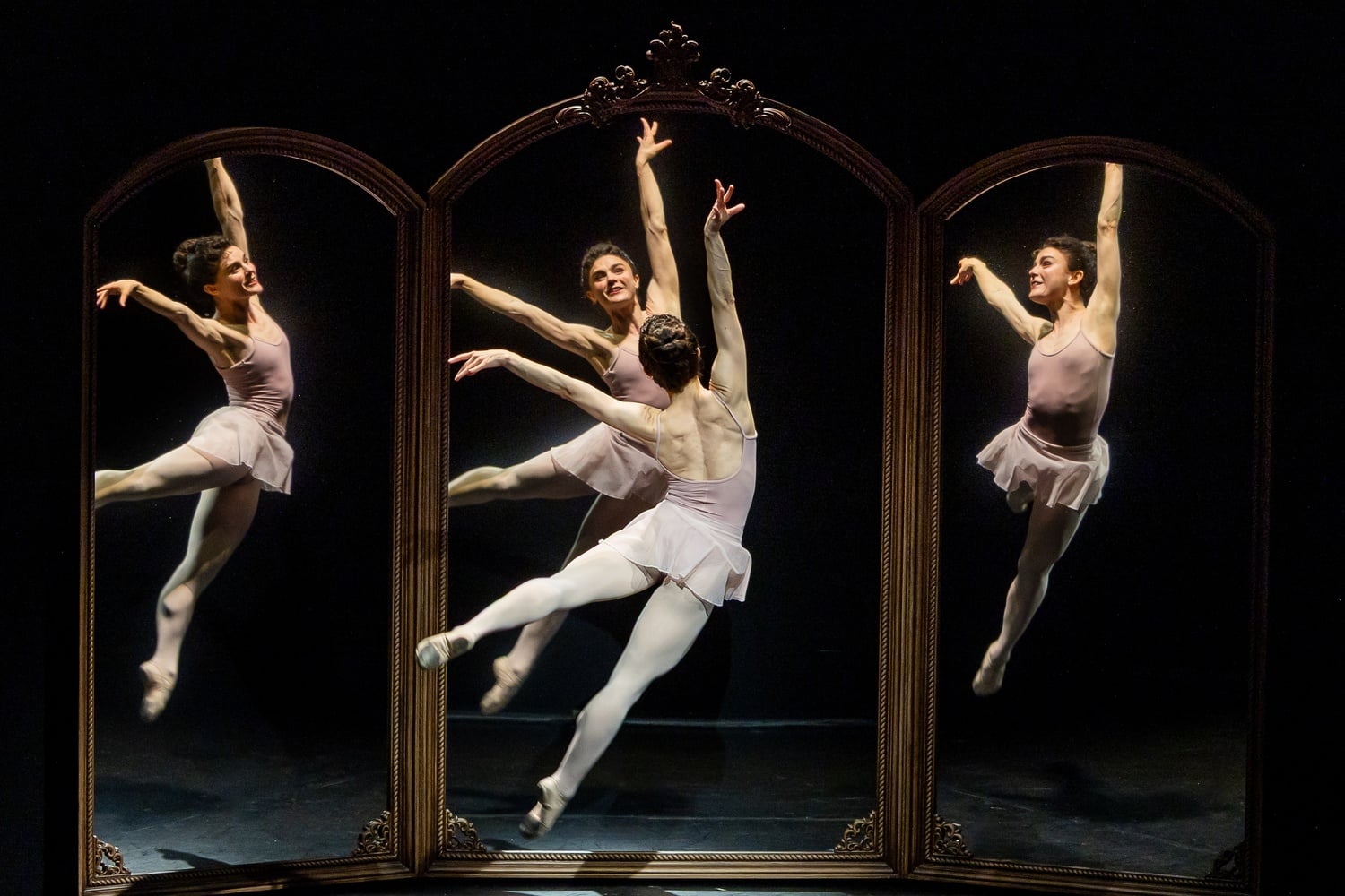 Melanie Moore in A.R.T.'s world-premiere production of "Black Swan."