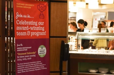 Cover image for Harvard Dining Expands Waste Reduction Efforts, Earns Third Straight ‘Greenest University’ Honor