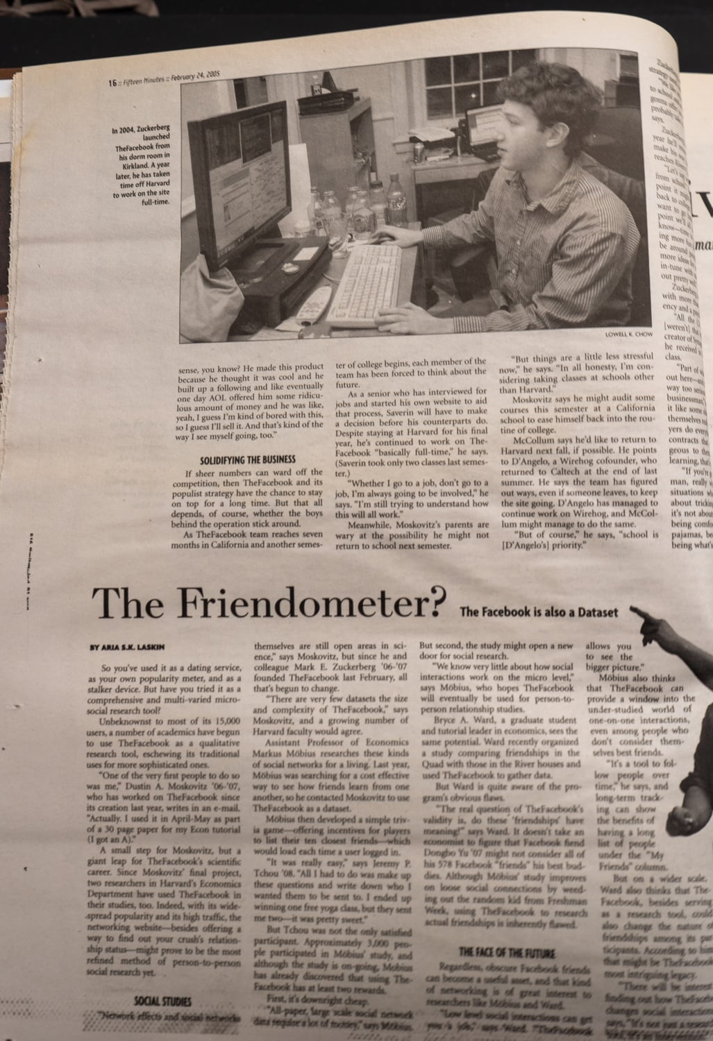 Feeney’s profile followed Zuckerberg through a December in Los Altos, California.