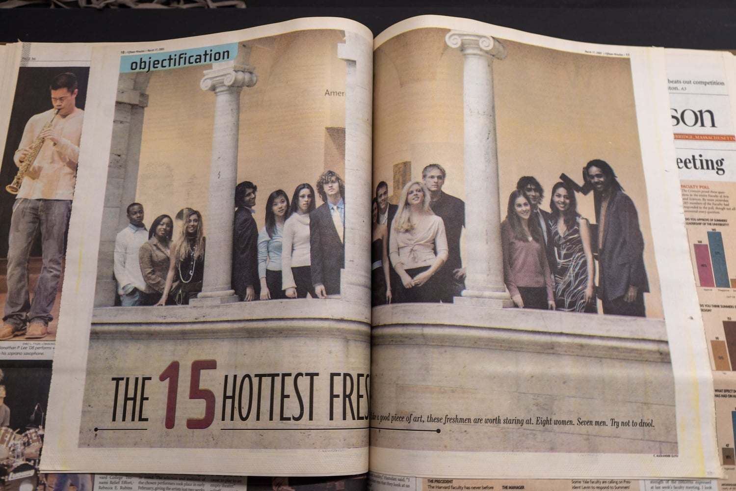 The 2005 selection of the 15 hottest freshmen.