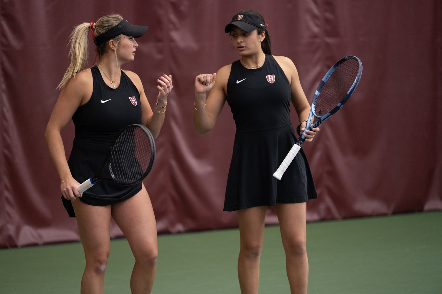 Seniors Stephanie Yakoff and Kavya Karra upset NC State's No. 16 Lavinia Tanasie and Mia Slama at ITA All-Americans.