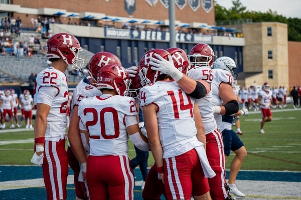 Cover image for No. 21/25 Harvard Set to Begin Ivy Play against Brown under Friday Night Lights