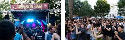Cover image for Crimson Jam Crowd Cheers on the Student Bands