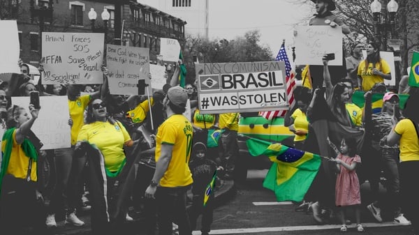 Cover image for ‘A Foot Here and a Foot in Brazil’: Diaspora Divided Over Future of Brazilian Presidency