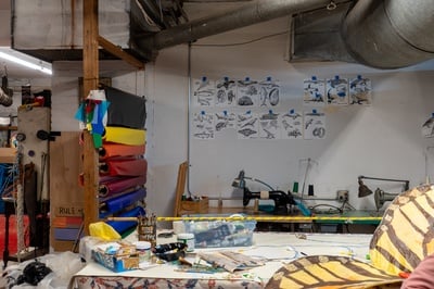 Cover image for Workshop with references on wall