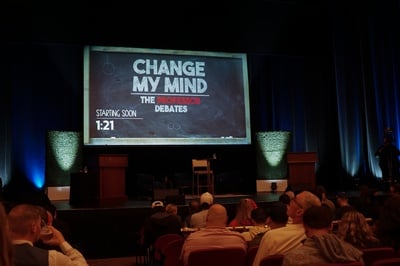 Cover image for At Harvard Republican Club Event, Steven Crowder Criticizes Danielle Allen for Pulling Out of Debate
