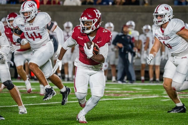 Cover image for Bailey Bails Out Harvard in 20-17 Hail Mary and Lateral Miracle Against Colgate
