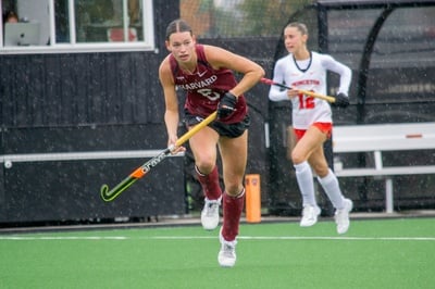 Cover image for No. 8 Field Hockey Powers Past Penn and Upsets No. 5 Wake Forest