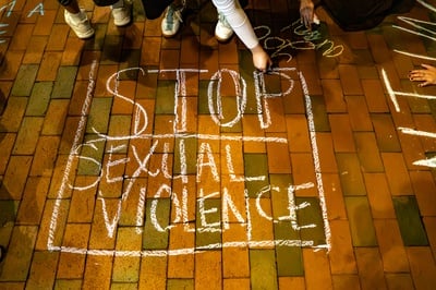 Cover image for More Than 100 Rally at Harvard, Demand Stronger Protections Against Sexual Violence