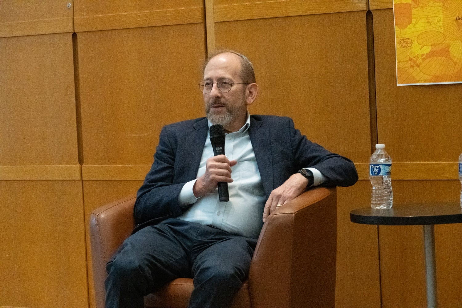 Harvard President Alan M. Garber '76 spoke about the legal fees the University has incurred in its ongoing legal clashes with the federal government during a kickoff event for YARID, a new journal of Jewish thought.