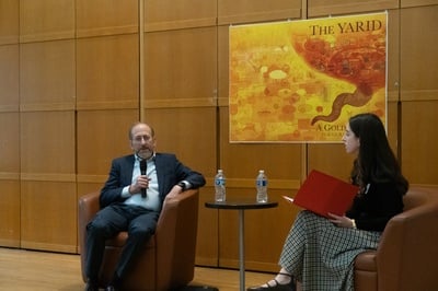 Cover image for Garber Talks Jewish Identity, Free Speech at Launch of New Jewish Thought Journal