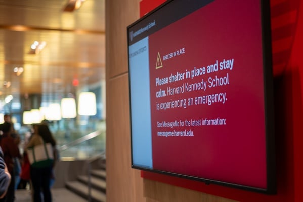 Cover image for Harvard Issues Shelter-in-Place Order After Man Brandishes Knife Near JFK Park