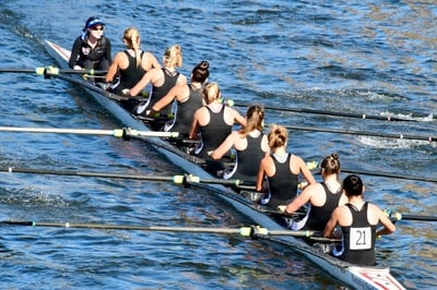 Cover image for ‘It’s Like Rower Christmas’: Generations of Harvard and Radcliffe Rowers Reunite in Alumni Boats for the Head of the Charles