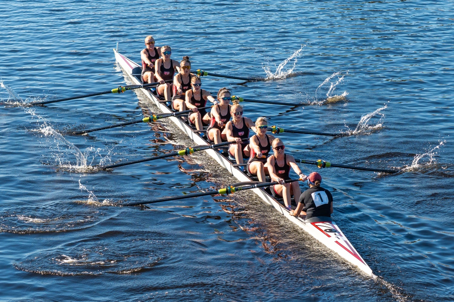 Harvard-Radcliffe's lightweight V8+ boat defended its Head of the Charles title this fall.