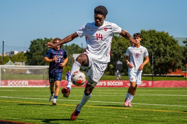 Cover image for Four Goals, Four Yellow Cards, and a 4-1 Harvard Men’s Soccer Victory Over Stonehill