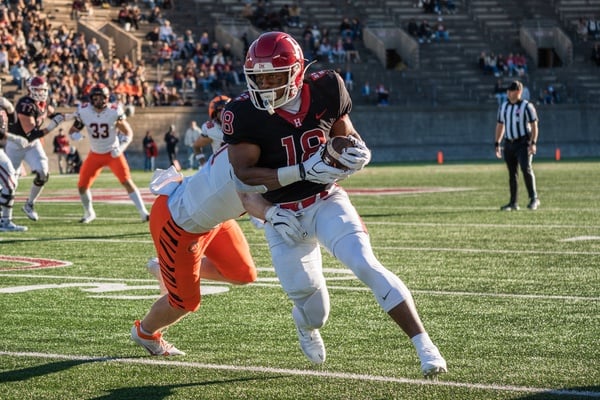 Cover image for No. 15/17 Harvard Stands Alone Atop Ivy League after Mauling RV Princeton 35-7