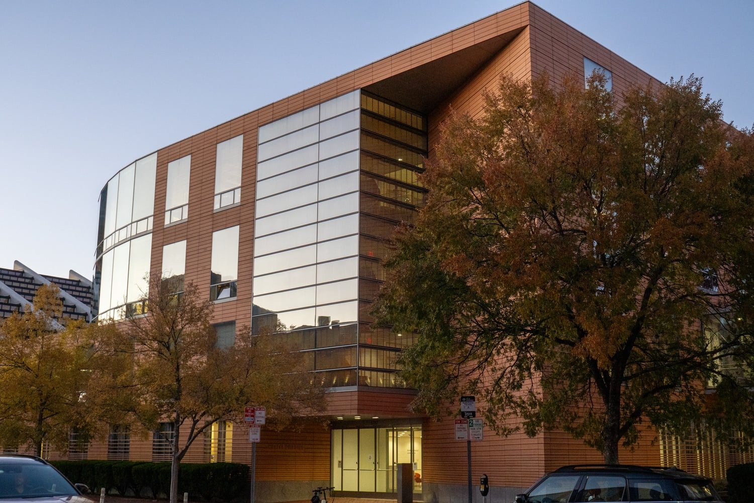 The Center for Government and International Studies's Knafel building is located at 1737 Cambridge Street. The building houses the Government department and the Center for American Political Studies.